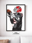 Drake London Atlanta Falcons Football Art Poster