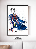 Luis Suarez FC Barcelona Soccer Futbol Art Poster