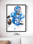 Jaxson Dart Ole Miss Rebels NCAA College Art Poster