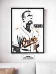 Cal Ripken Jr Baltimore Orioles Baseball Art Poster