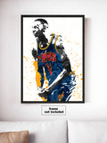 LeBron James Cleveland Cavaliers Basketball Art Poster