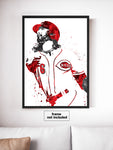 Jonathan India Cincinnati Reds Baseball Art Poster