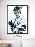 Don Mattingly New York Yankees Baseball Art Poster