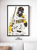 Fernando Tatis Jr San Diego Padres Baseball Art Poster