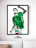 Raul Jimenez Mexico Soccer Futbol Art Poster