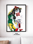 Hakeem Nicks New York Giants Football Art Poster