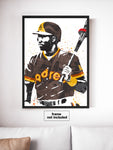 Tony Gwynn San Diego Padres Baseball Art Poster