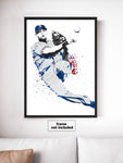 Adrian Beltre Texas Rangers Baseball Art Poster