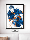 Mathew Barzal New York Islanders Hockey Art Poster