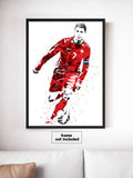 Cristiano Ronaldo Portugal Soccer Futbol Art Poster