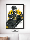 Patrice Bergeron Boston Bruins Hockey Art Poster