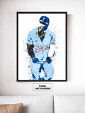 Adolis Garcia Texas Rangers Baseball Art Poster