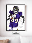 Mark Andrews Baltimore Ravens Football Art Poster