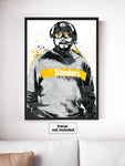 Mike Tomlin Pittsburgh Steelers Football Art Poster