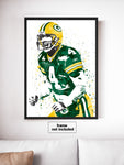 Brett Favre Green Bay Packers Football Art Poster