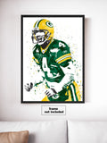 Brett Favre Green Bay Packers Football Art Poster