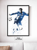 Eden Hazard Chelsea Soccer Futbol Art Poster