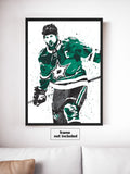 Jamie Benn Dallas Stars Hockey Art Poster