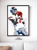 Plaxico Burress New York Giants Football Art Poster