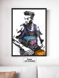 Jimmy Butler Miami Heat Basketball Art Poster