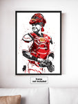 Yadier Molina St. Louis Cardinals Baseball Art Poster