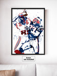 David Tyree New York Giants Football Art Poster