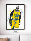 Draymond Green Golden State Warriors Basketball Art Poster