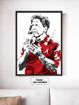 Nick Saban Alabama Crimson Tide NCAA College Art Poster