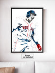 Rafael Devers Boston Red Sox Baseball Art Poster