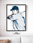 Mickey Mantle New York Yankees Baseball Art Poster