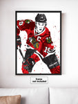 Jonathan Toews Chicago Blackhawks Hockey Art Poster