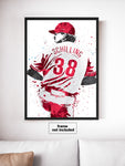 Curt Schilling Philadelphia Phillies Baseball Art Poster