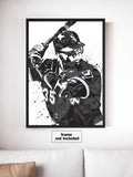 Frank Thomas Chicago White Sox Baseball Art Poster