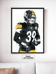 Minkah Fitzpatrick Pittsburgh Steelers Football Art Poster