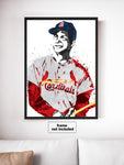 Stan Musial Cardinals St. Louis Cardinals Baseball Art Poster