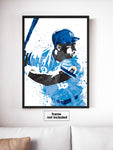 Bo Jackson Kansas City Royals Baseball Art Poster