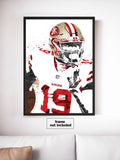 Deebo Samuel San Francisco 49ers Football Art Poster