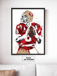 Steve Young San Francisco 49ers Football Art Poster