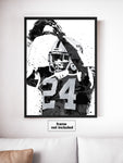 Charles Woodson Las Vegas Raiders Football Art Poster