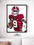 Bryce Young Alabama Crimson Tide NCAA College Art Poster