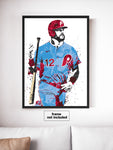 Kyle Schwarber Philadelphia Phillies Baseball Art Poster