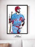 Kyle Schwarber Philadelphia Phillies Baseball Art Poster