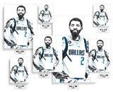 Kyrie Irving Dallas Mavericks Basketball Art Poster