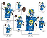 Matthew Stafford Los Angeles Rams Football Art Poster