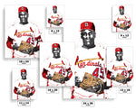 Bob Gibson St. Louis Cardinals Baseball Art Poster