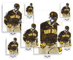 Manny Machado San Diego Padres Baseball Art Poster