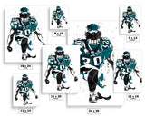 Brian Dawkins Philadelphia Eagles Football Art Poster