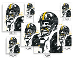 Jack Lambert Pittsburgh Steelers Football Art Poster