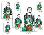 Kevin McHale Boston Celtics Basketball Art Poster