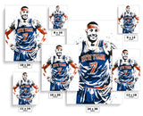 Carmelo Anthony New York Knicks Basketball Art Poster